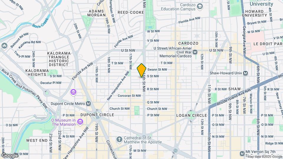 1730 16th St Nw Map and Location Details