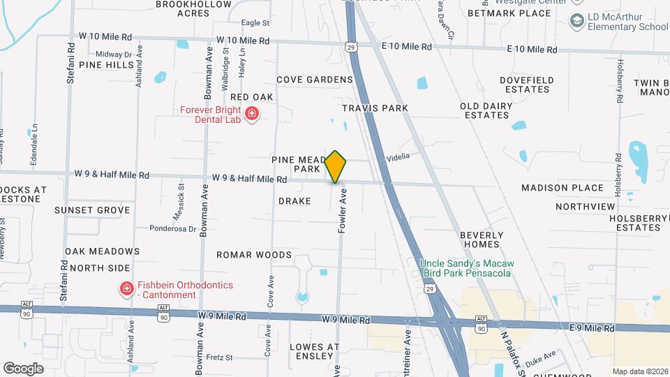 9888 McLuvin Rd Map and Location Details