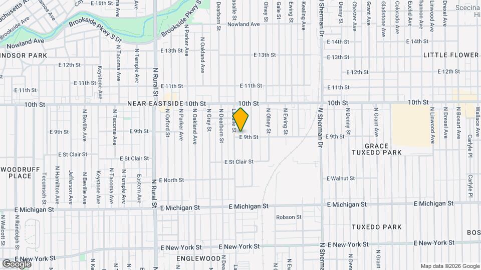 3312 E 9th St, Unit 3312 Map and Location Details