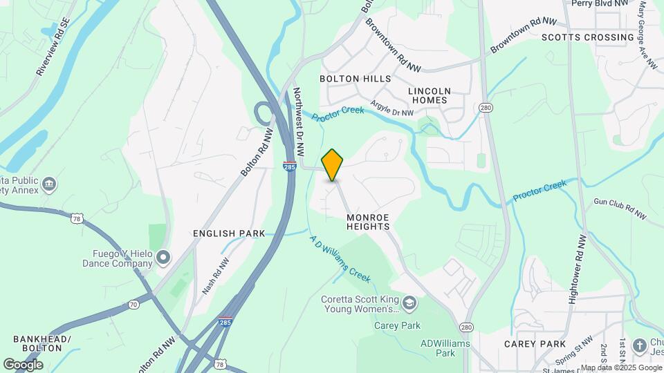 2861 Regal Park Dr NW Mapa y Detalles de la Ubicación