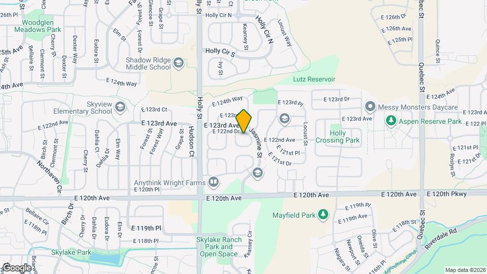 12269 N Ivy Way Mapa y Detalles de la Ubicación