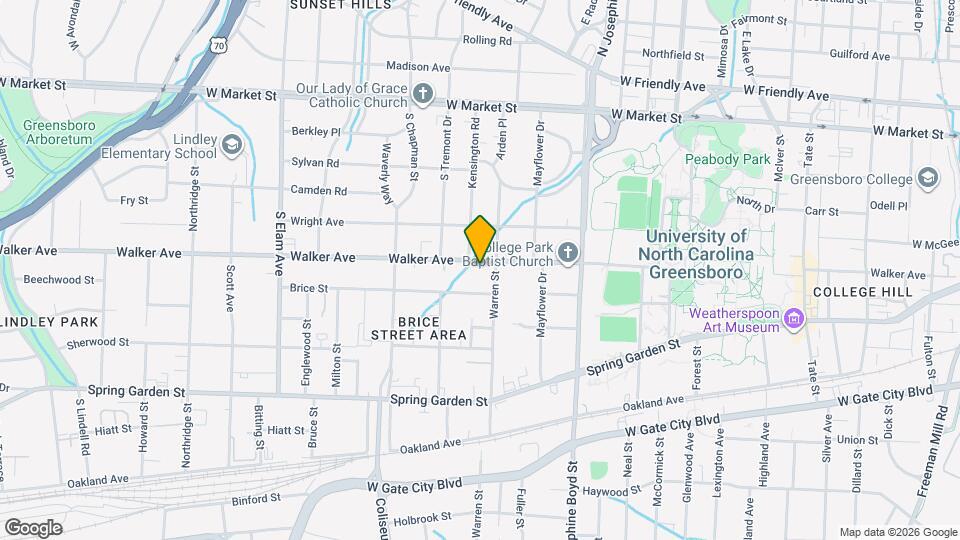 1807 Walker Ave Mapa y Detalles de la Ubicación