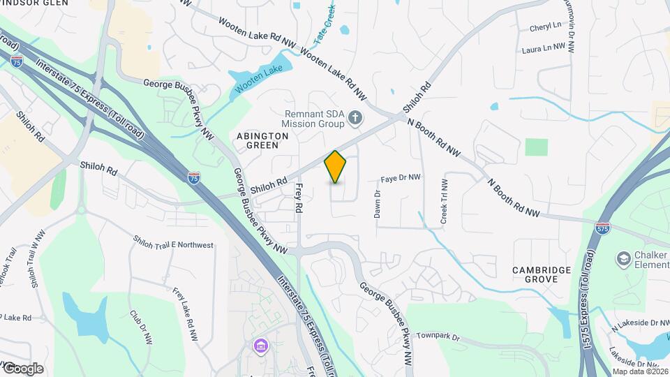 911 Shiloh Ridge Run NW Mapa y Detalles de la Ubicación