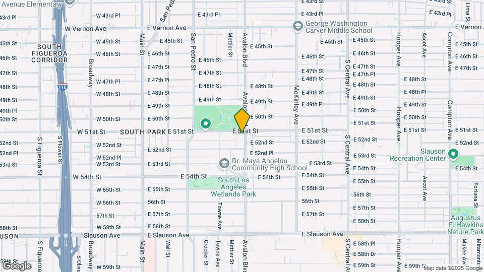 5117-5123 S Avalon Blvd Map and Location Details