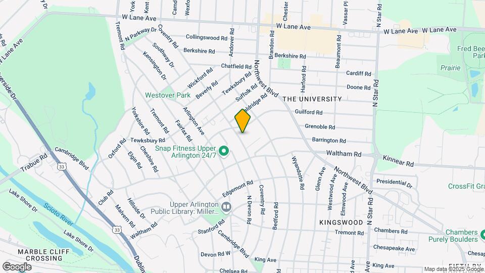 2134 Coventry Rd Map and Location Details