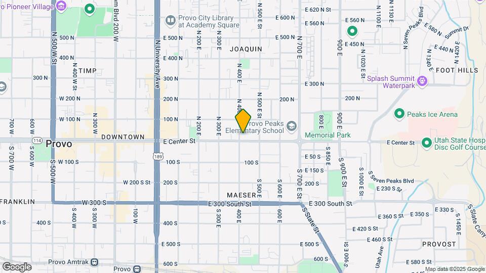 415 E Center St Map and Location Details