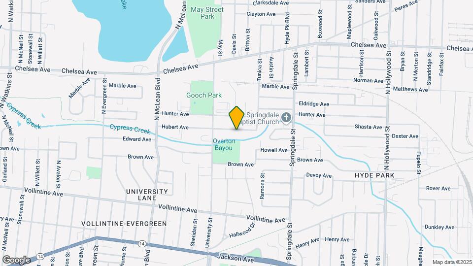 2067 Hubert Ave Map and Location Details