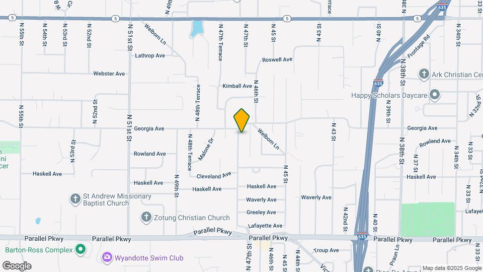 2615 N 47th St Map and Location Details