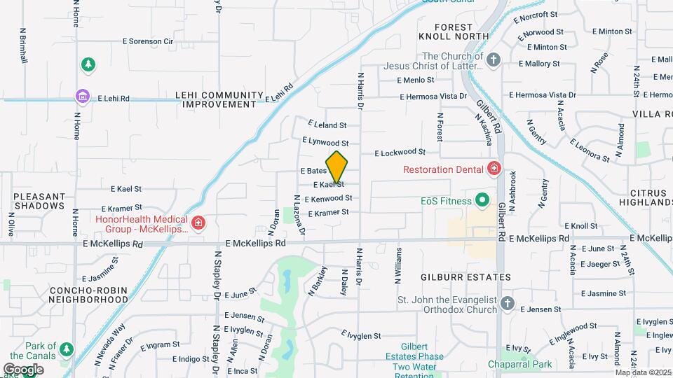 1519 E Kael St Map and Location Details
