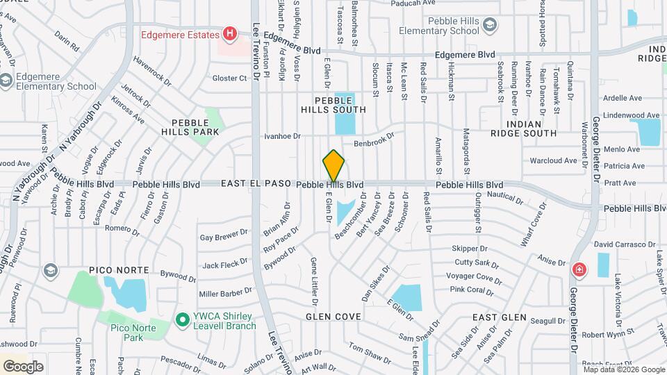 3028 E Glen Dr Map and Location Details