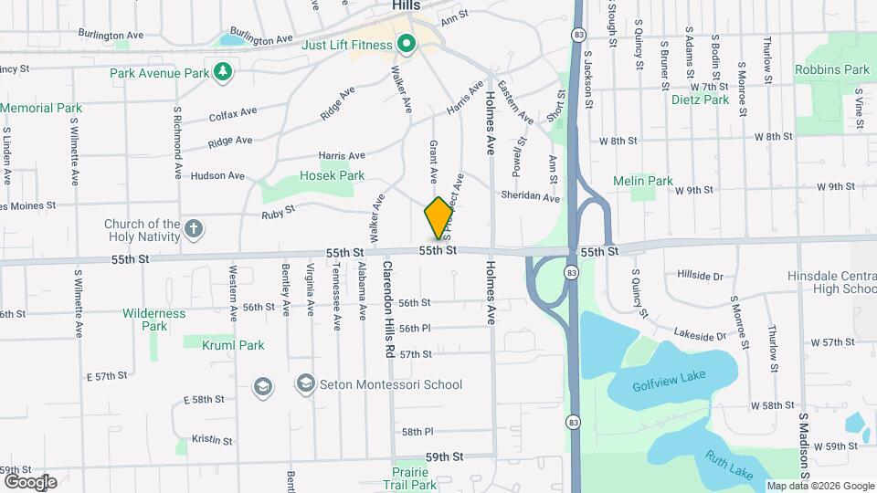 266 S Prospect Ave Map and Location Details