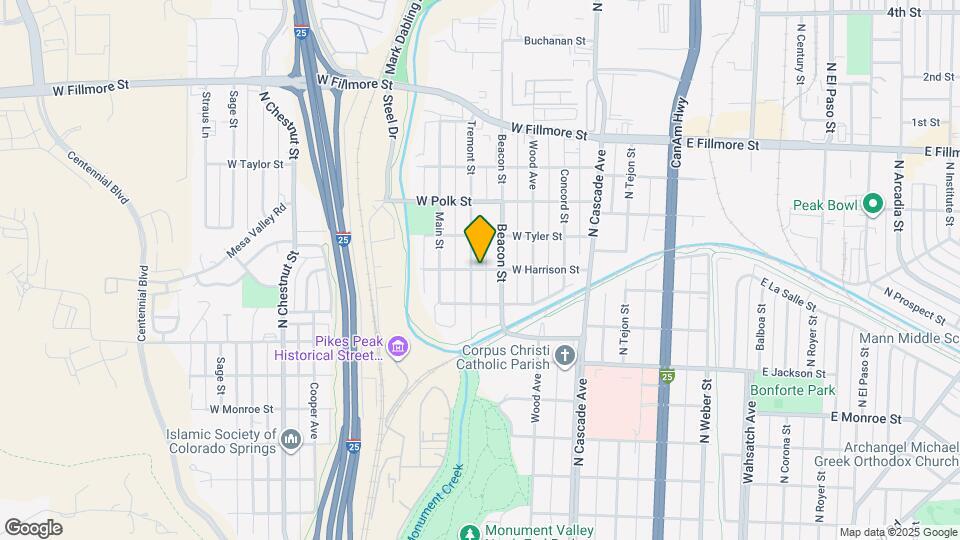 315 W Harrison St Mapa y Detalles de la Ubicación