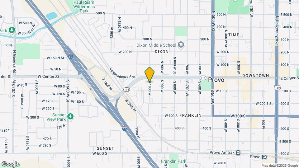 129 S 1000 W Map and Location Details