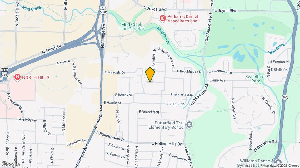 1517 E Devonshire Pl Map and Location Details