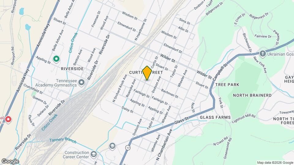 2800 Curtis St Map and Location Details