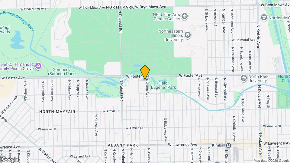 5144 N Avers Ave Map and Location Details