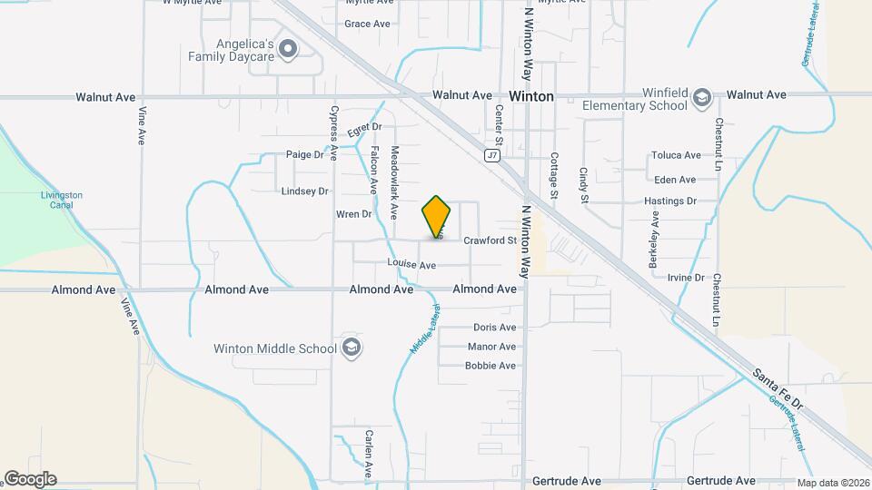 7235 Crawford St Map and Location Details