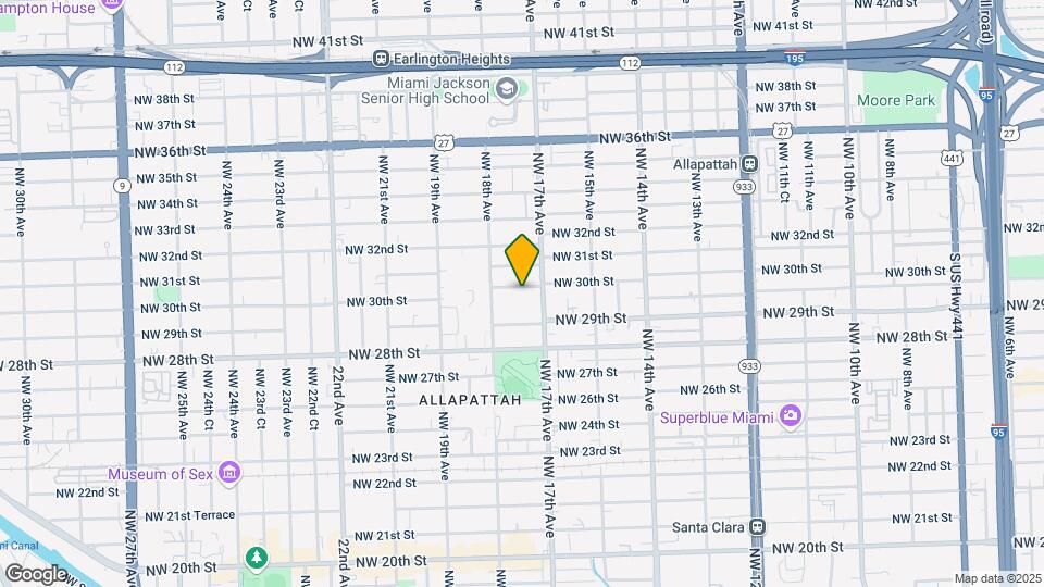1730 NW 30th St Map and Location Details
