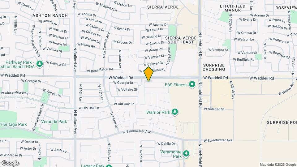 14221 W Georgia Dr Map and Location Details