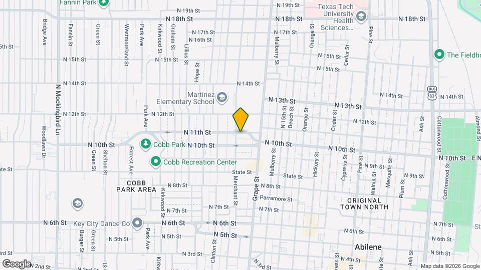 1765 N 11th St Map and Location Details