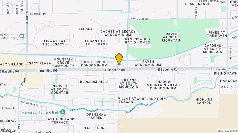 3349 E Donner Dr Map and Location Details