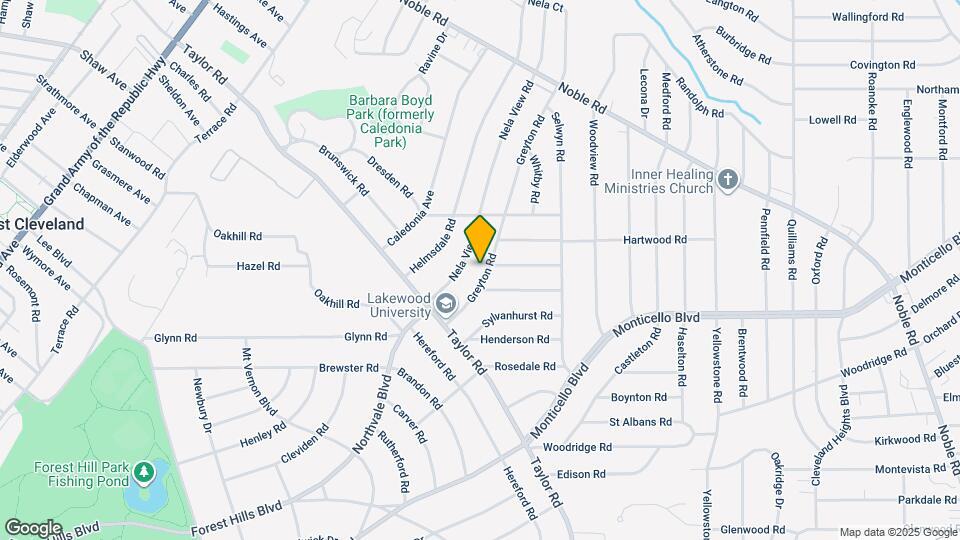 1050 Greyton Rd Map and Location Details