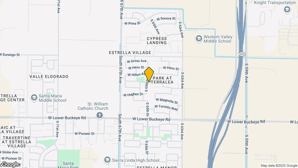 2313 S 65th Dr Map and Location Details