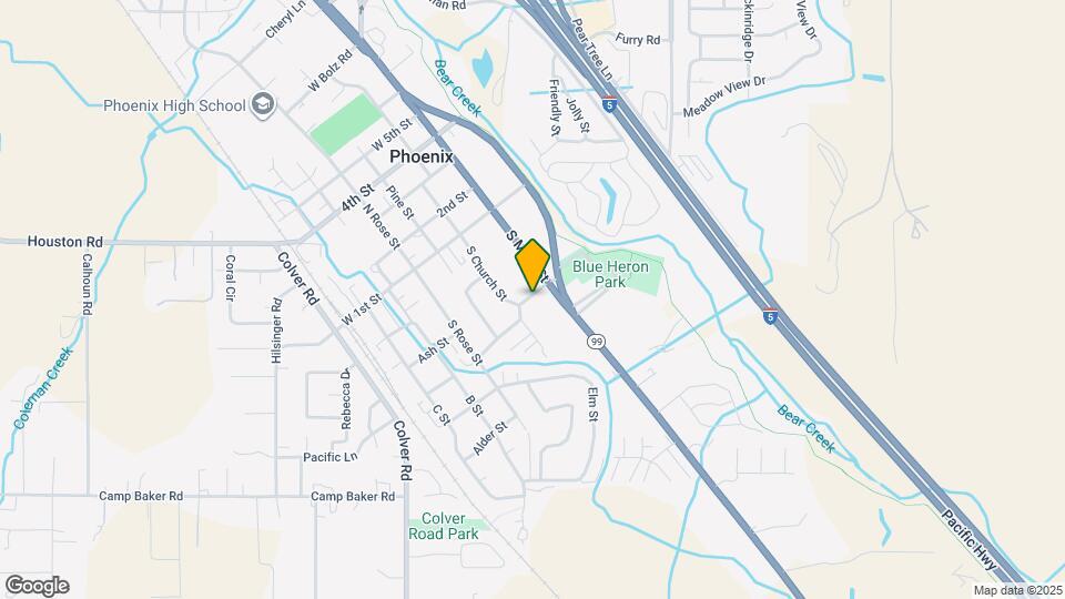 404 Oak St Map and Location Details