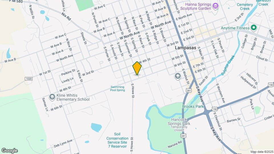 606 S Summer St Map and Location Details