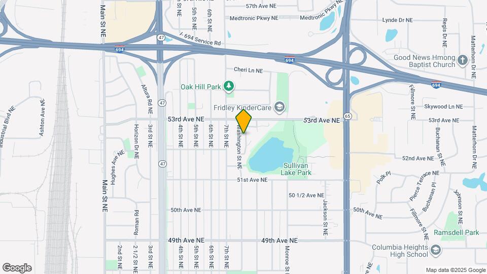 645 Sullivan Dr NE Map and Location Details