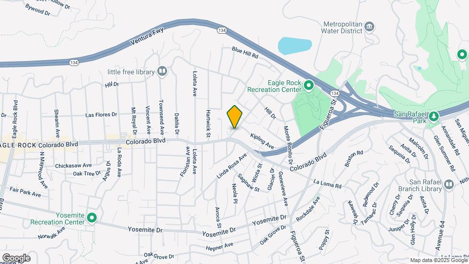 1408 Eagle Vista Dr Map and Location Details