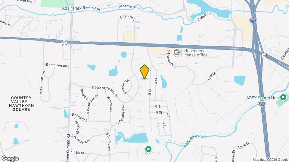 17309 East 49th St Ct S Map and Location Details