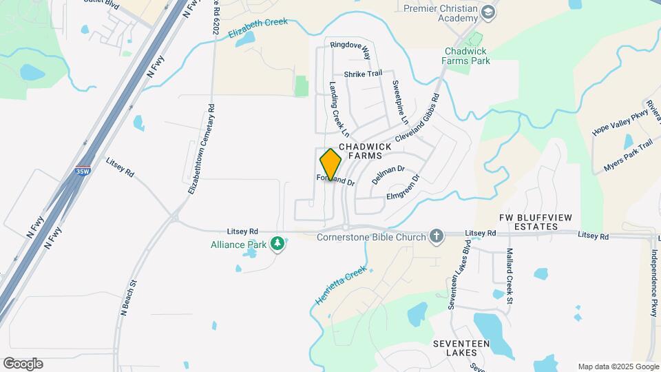 15453 Yarberry Dr Map and Location Details
