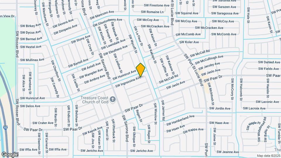 1044 SW Ingrassina Ave Map and Location Details