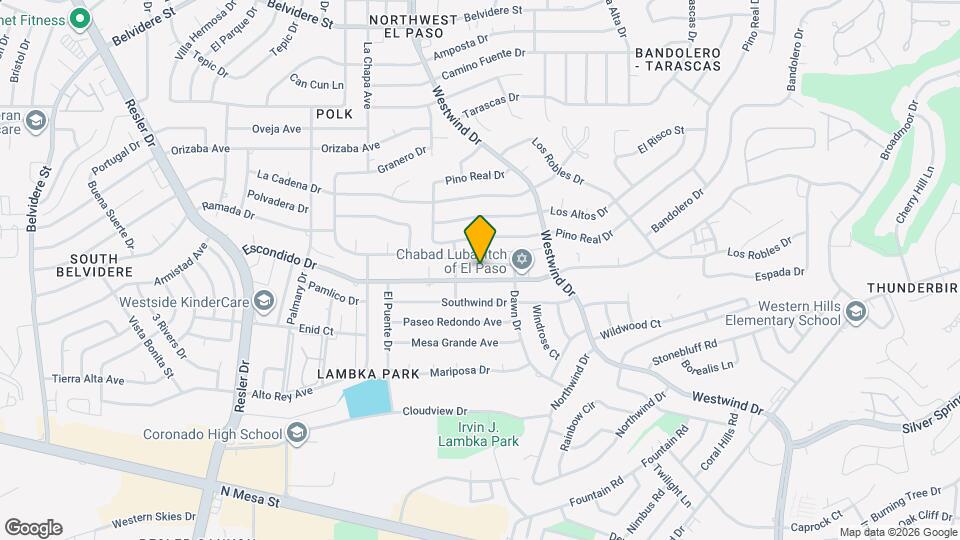 6634 Dawn Dr Map and Location Details