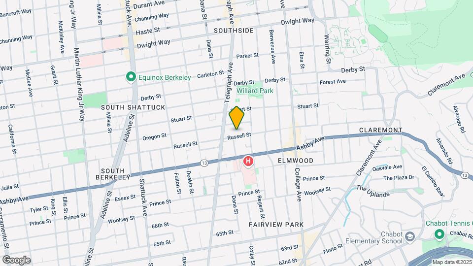 2411 Russell St Map and Location Details