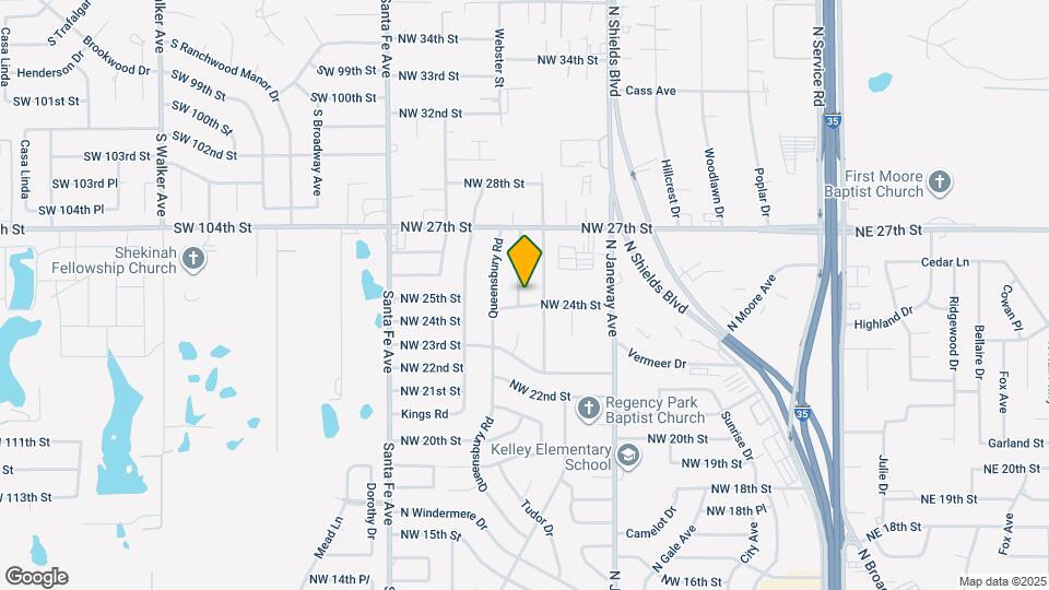 2504 Yorkshire Ave Map and Location Details