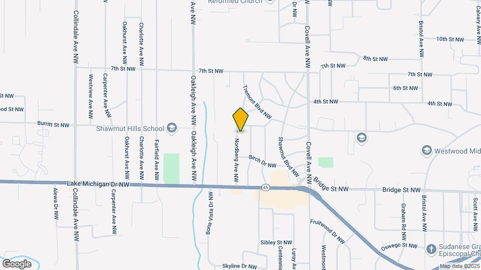 546 Nordberg Ave NW Map and Location Details