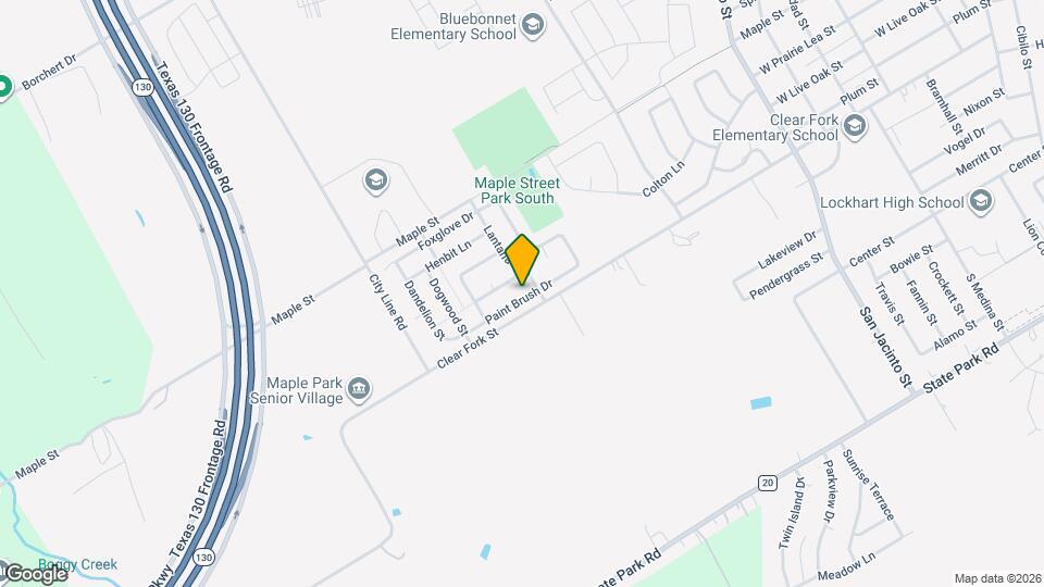 1605 Paint Brush Dr Map and Location Details