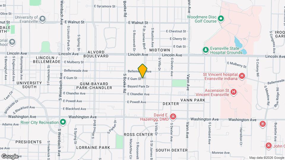 751 S St James Blvd Map and Location Details