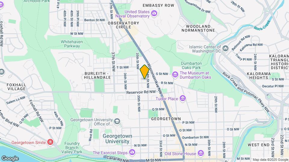 3409 R St NW Map and Location Details