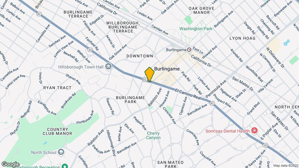 1500 Burlingame Ave Mapa y Detalles de la Ubicación