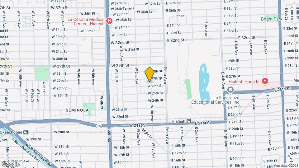 105 W 26th St Mapa y Detalles de la Ubicación