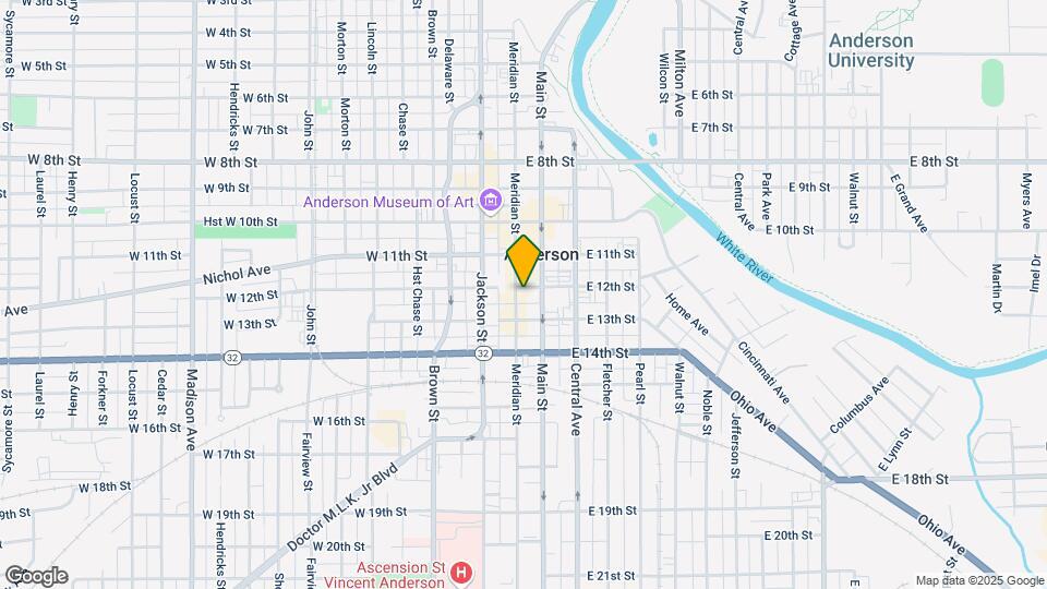1212 Meridian St Map and Location Details