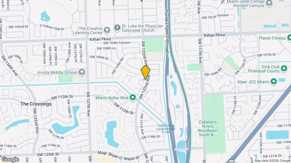 10953 SW 122nd Ct Map and Location Details
