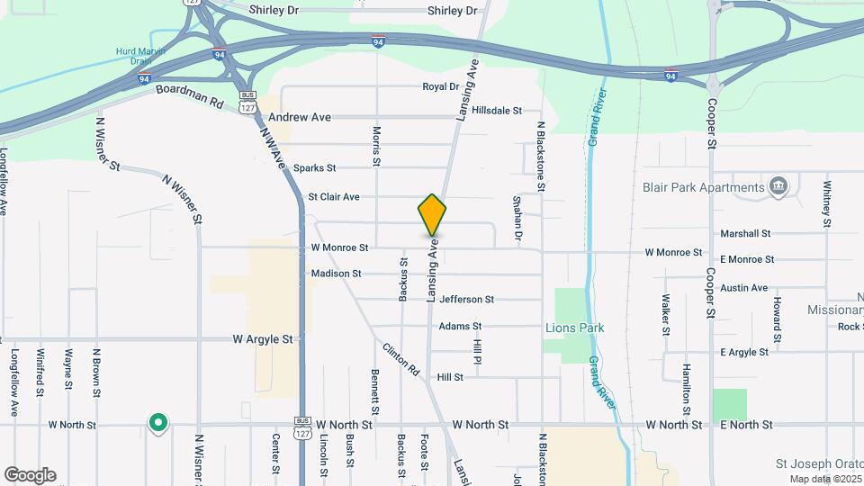 1406 Lansing Ave, Unit 1406 Map and Location Details