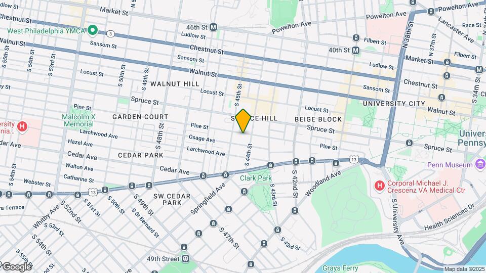 4410 Pine St Map and Location Details