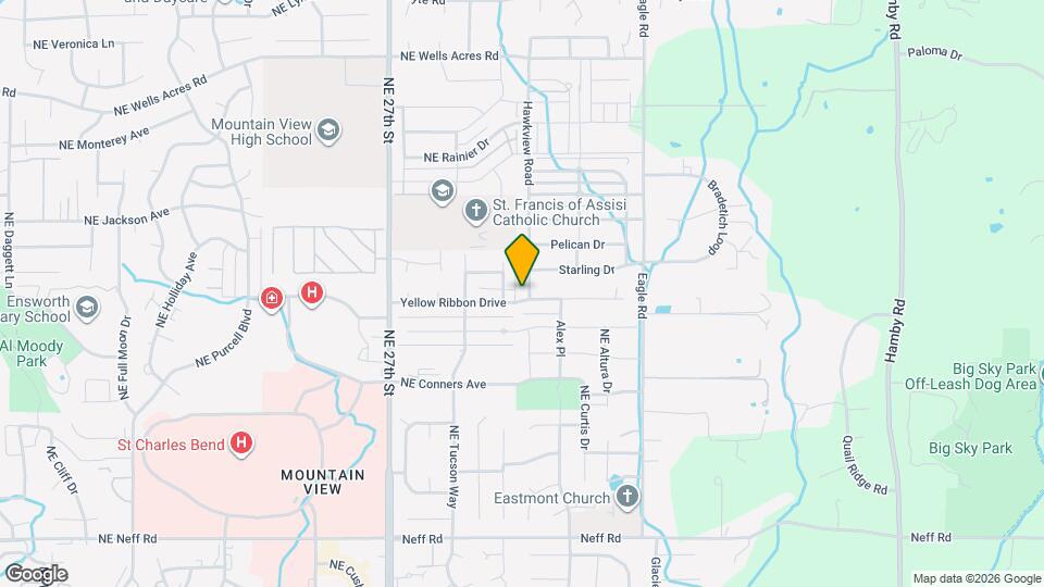 62593 Hawkview Road Map and Location Details