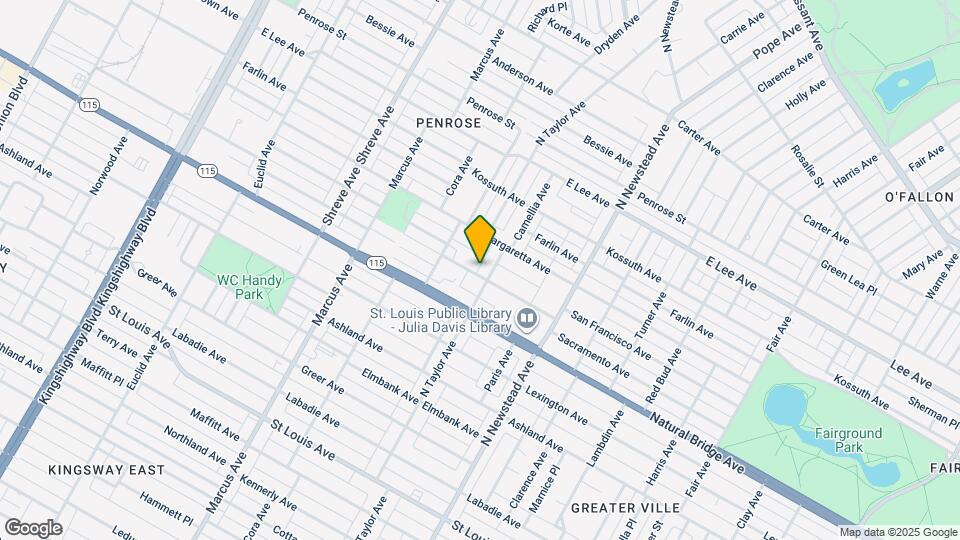 4509 San Francisco Ave, Unit 1 Map and Location Details