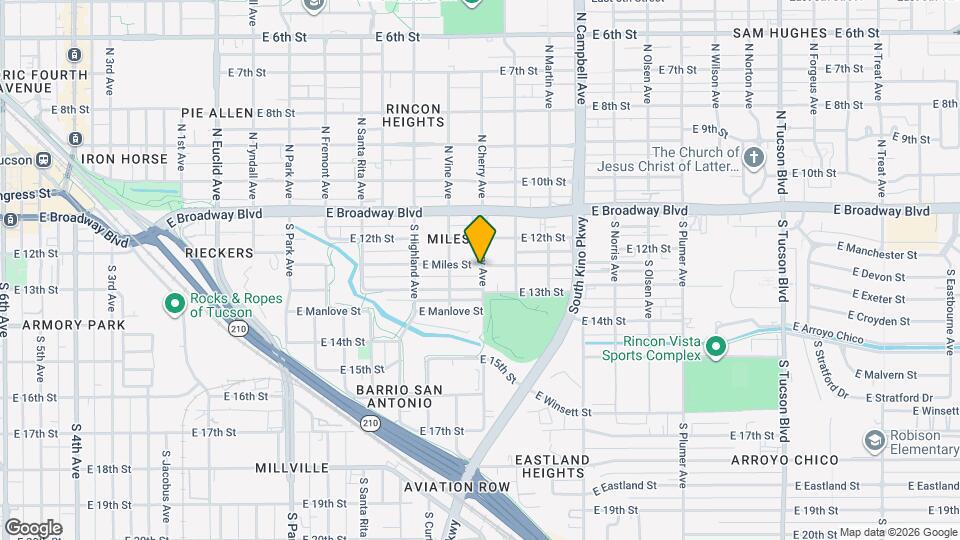 312 S Cherry Ave, Unit 2 Mapa y Detalles de la Ubicación